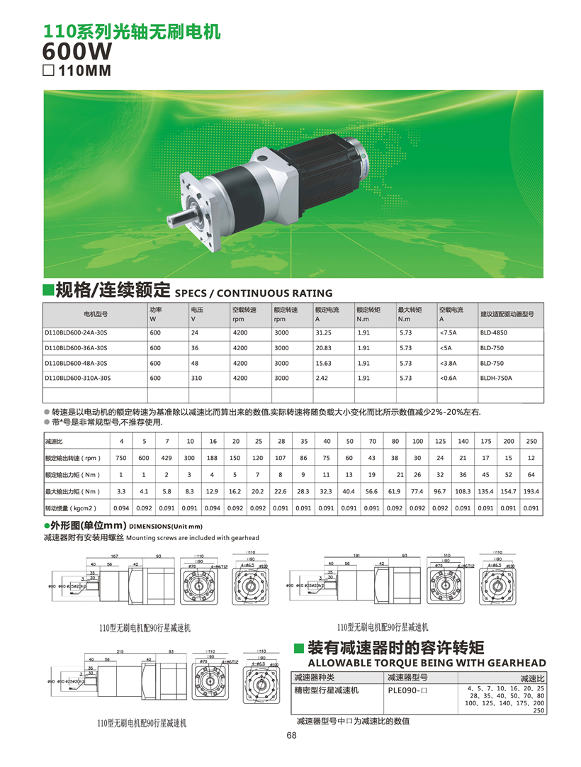 直流無刷電機